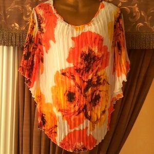 Tropical Floral Blouse and Cami Set XS New